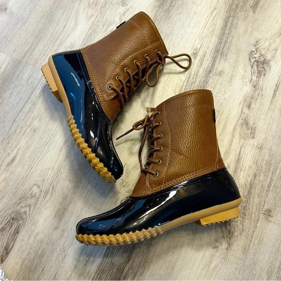 JBU BY JAMBU WMNS Chocolate Waterproof Maplewood Round Toe Lace-Up Duck Boots - Picture 5 of 7